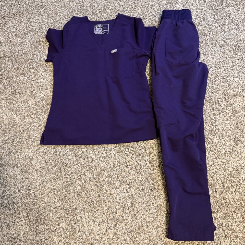 FIGS Scrubs Set XXS Petite Purple